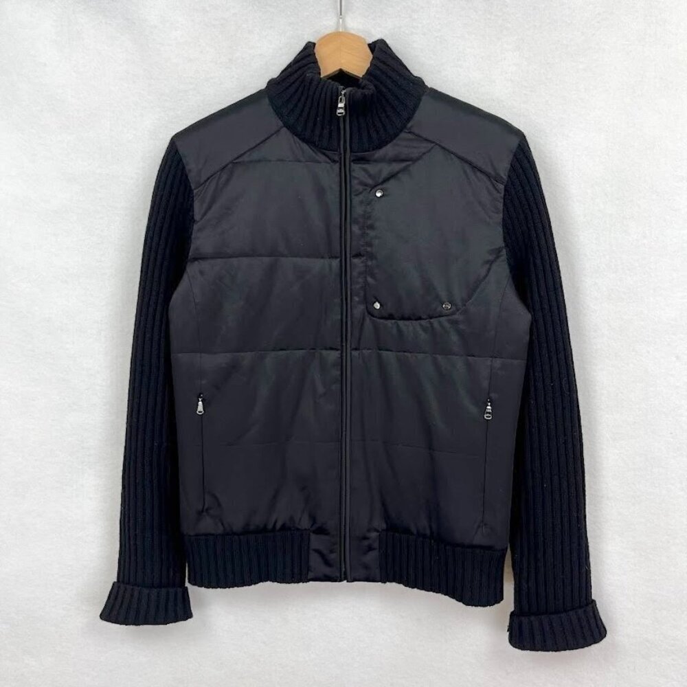 Lauren Ralph Lauren Active Jacket Full Zip Quilted Knit Old Money Preppy L